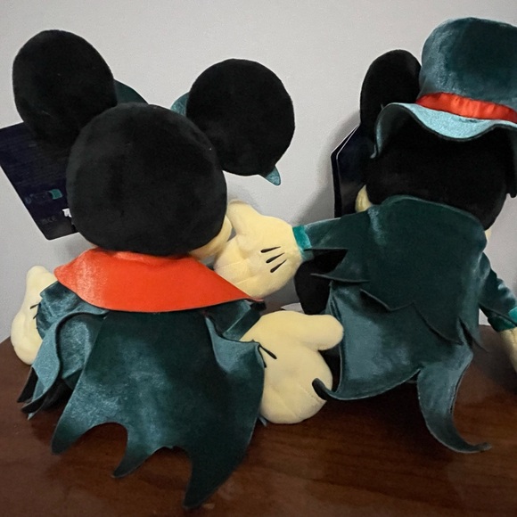 Disney Halloween Mickey and Minnie Plush Pair - Picture 3 of 5